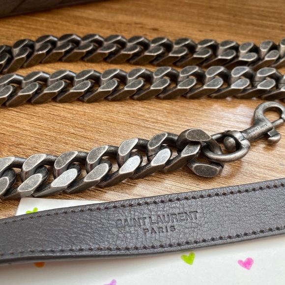 🌷sold on IG🌷Saint Laurent Gray Medium College - Picture 2 of 16